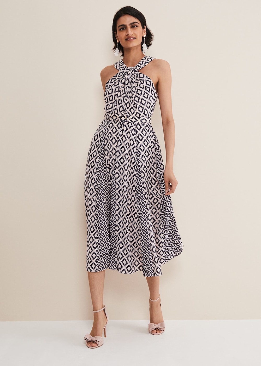 Ember Geo Midi Dress Phase Eight UK
