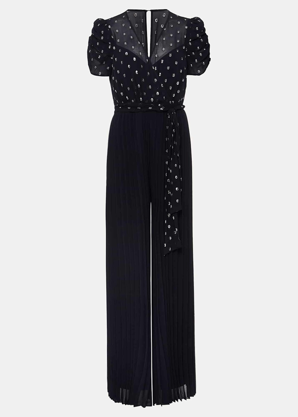 Molli Spot Pleated Jumpsuit Phase Eight UK
