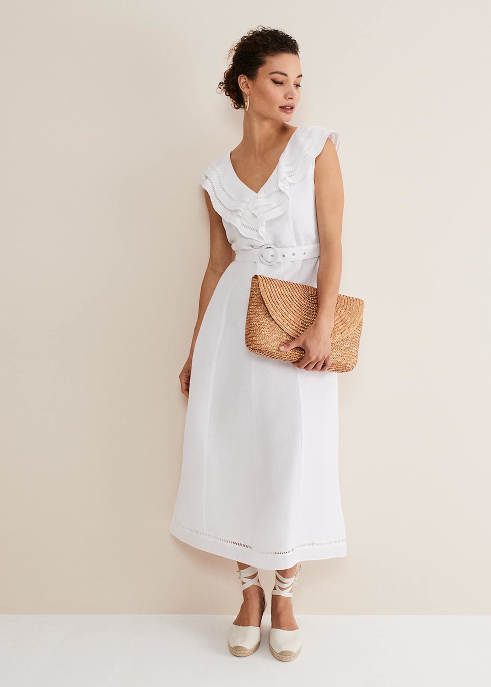 Phase eight white dress sales