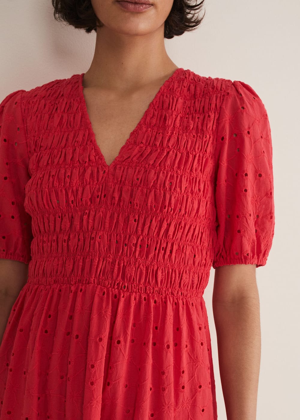 Gretta Broderie Midi Dress Phase Eight UK
