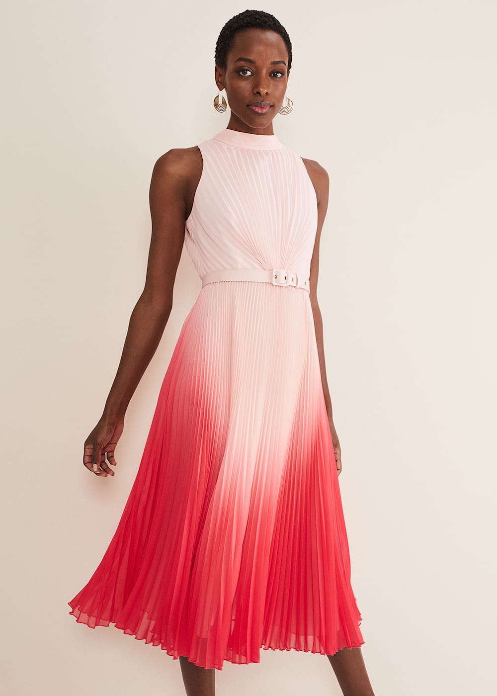 Pink ombre dress shop