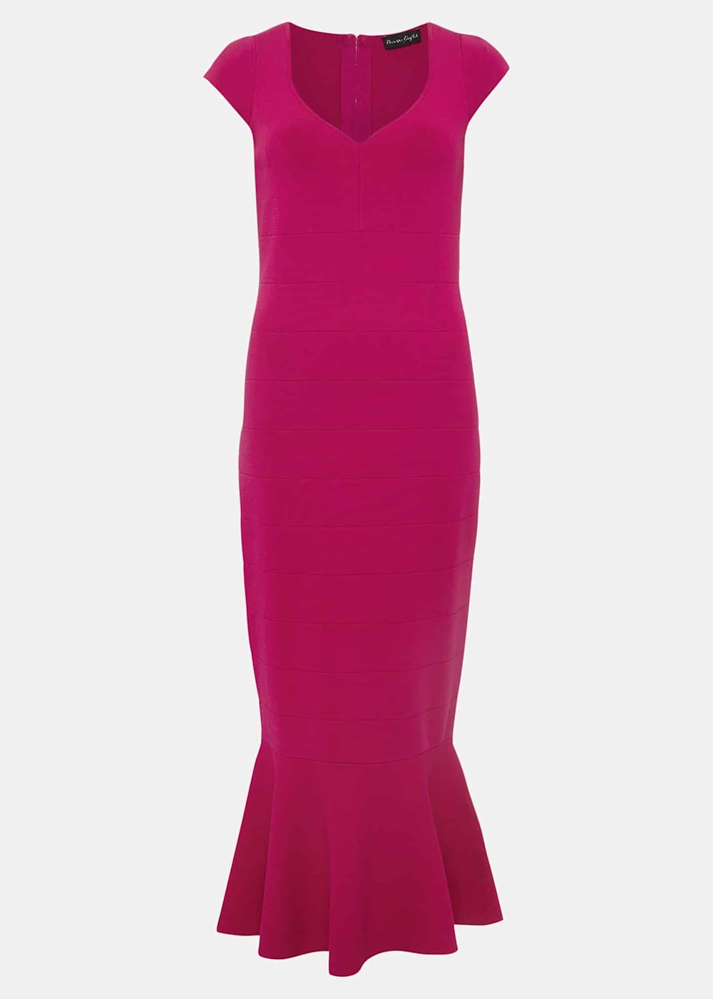 Pink midi bandage dress new arrivals