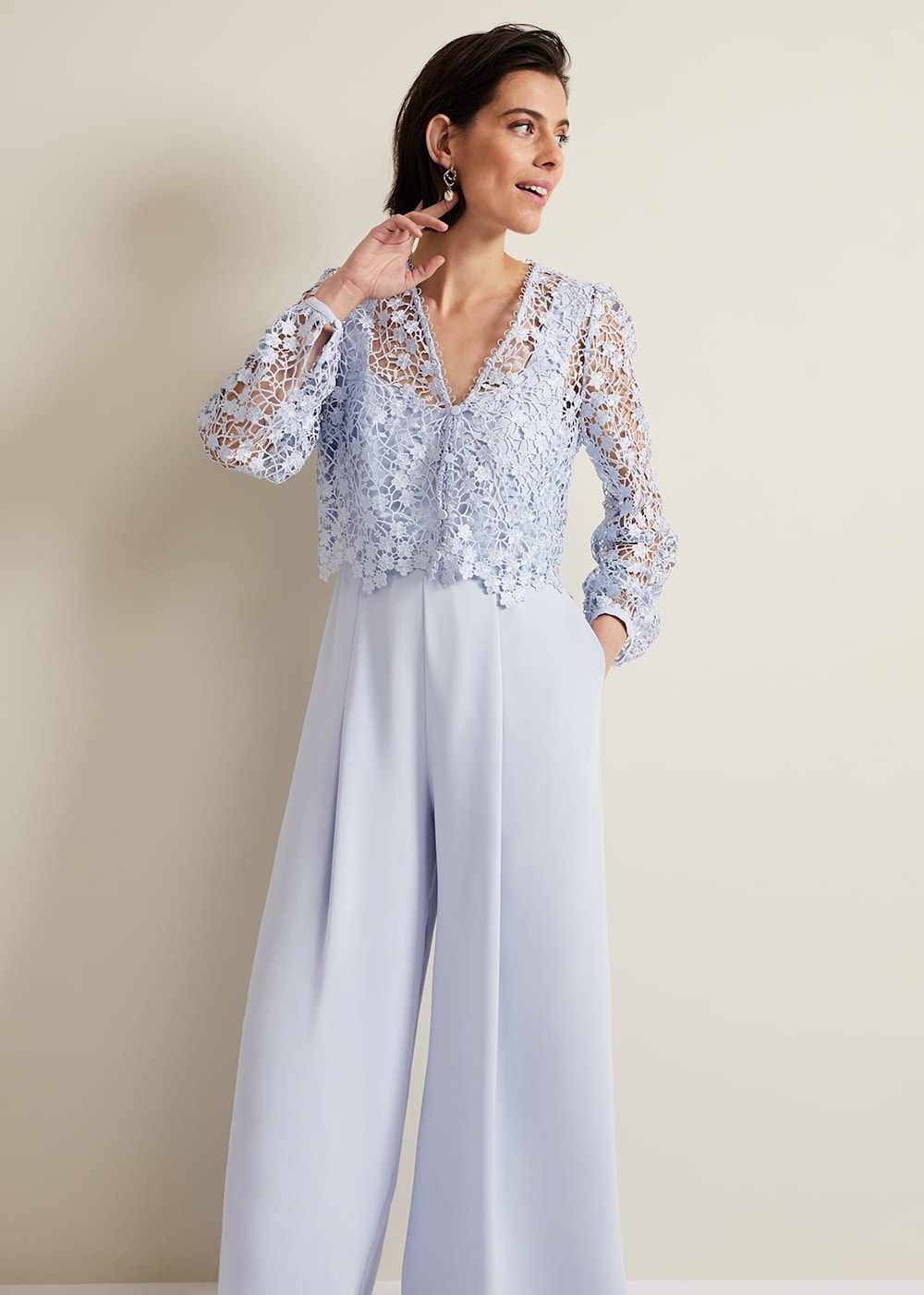 Silver lace jumpsuit new arrivals