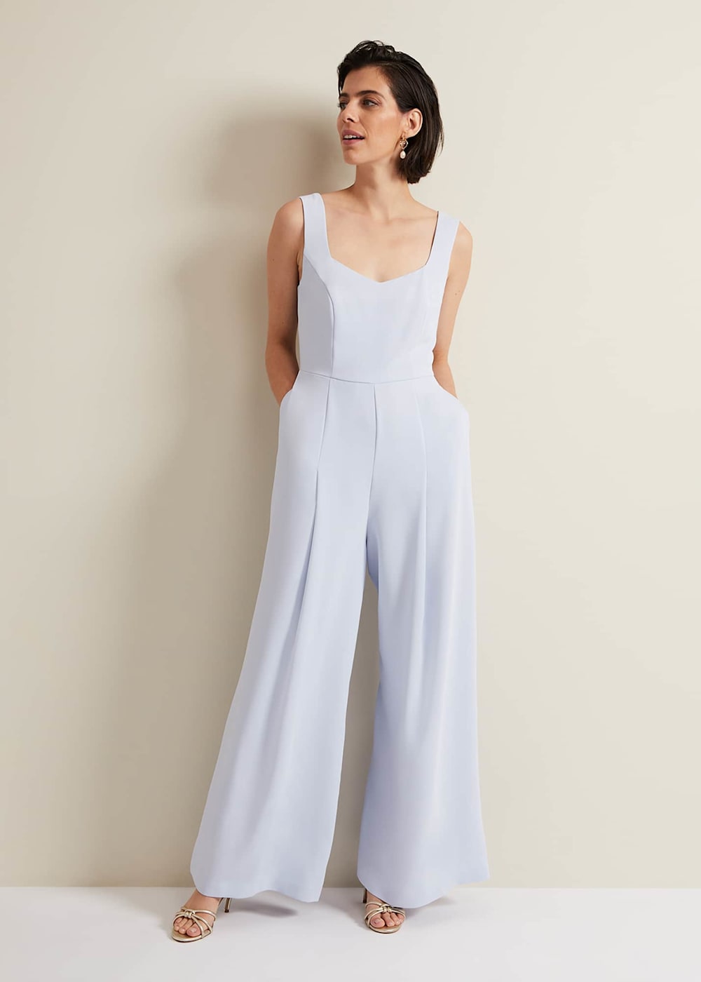 Phase eight cortine jumpsuit cream store