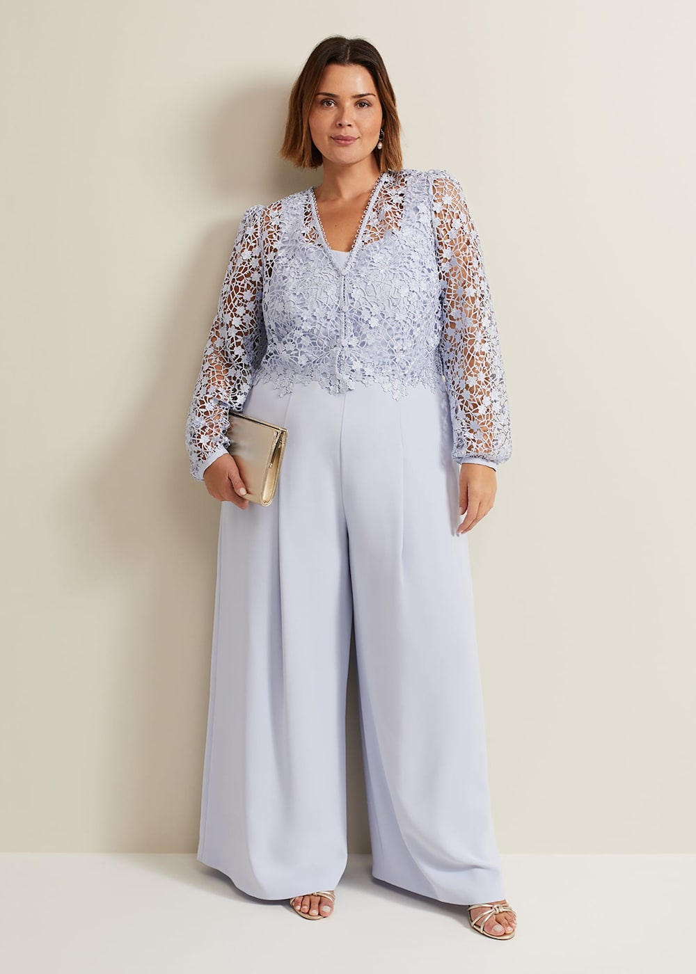 Plus lace jumpsuit clearance