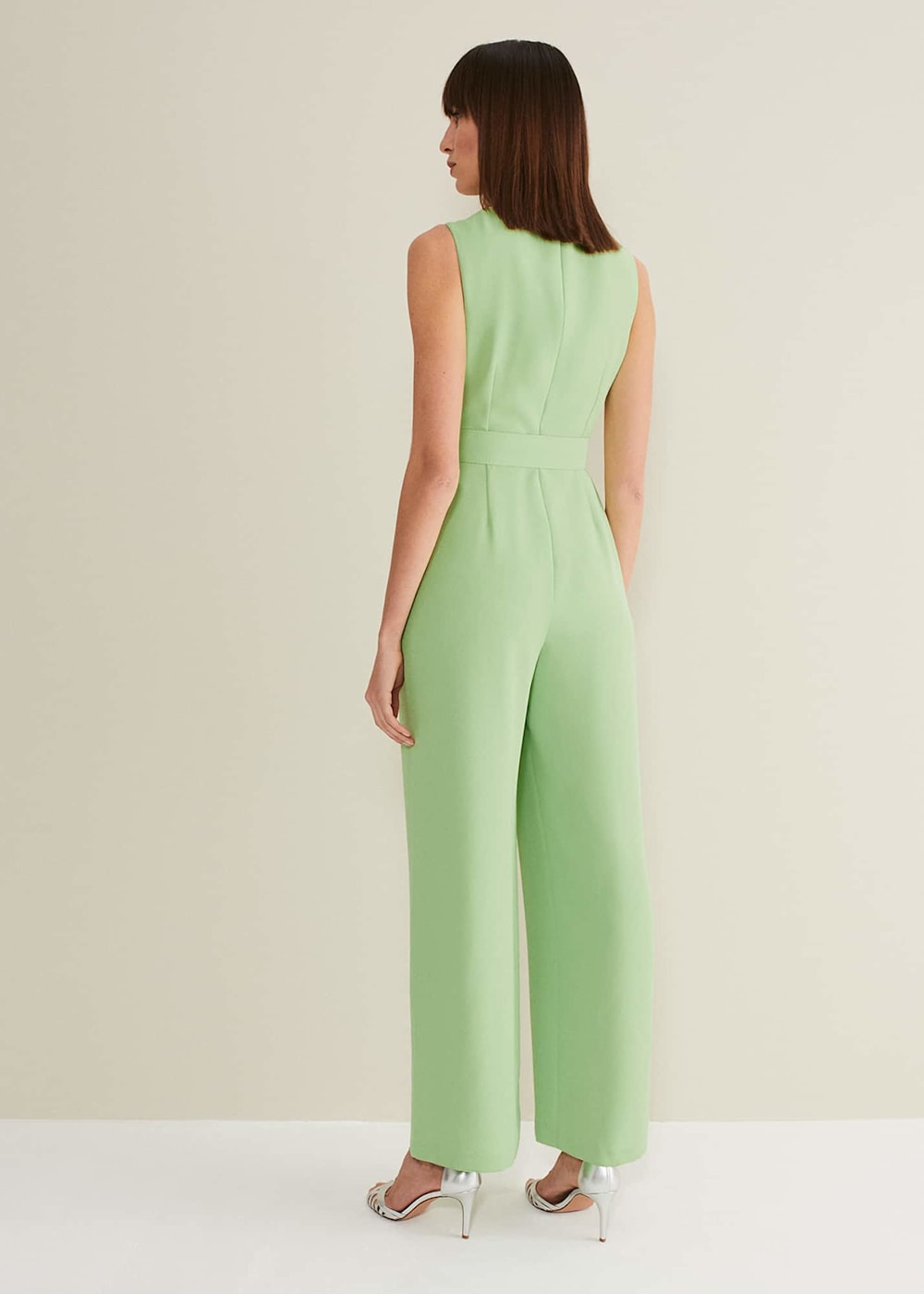 Lissia Green Wide Leg Jumpsuit Phase Eight UK
