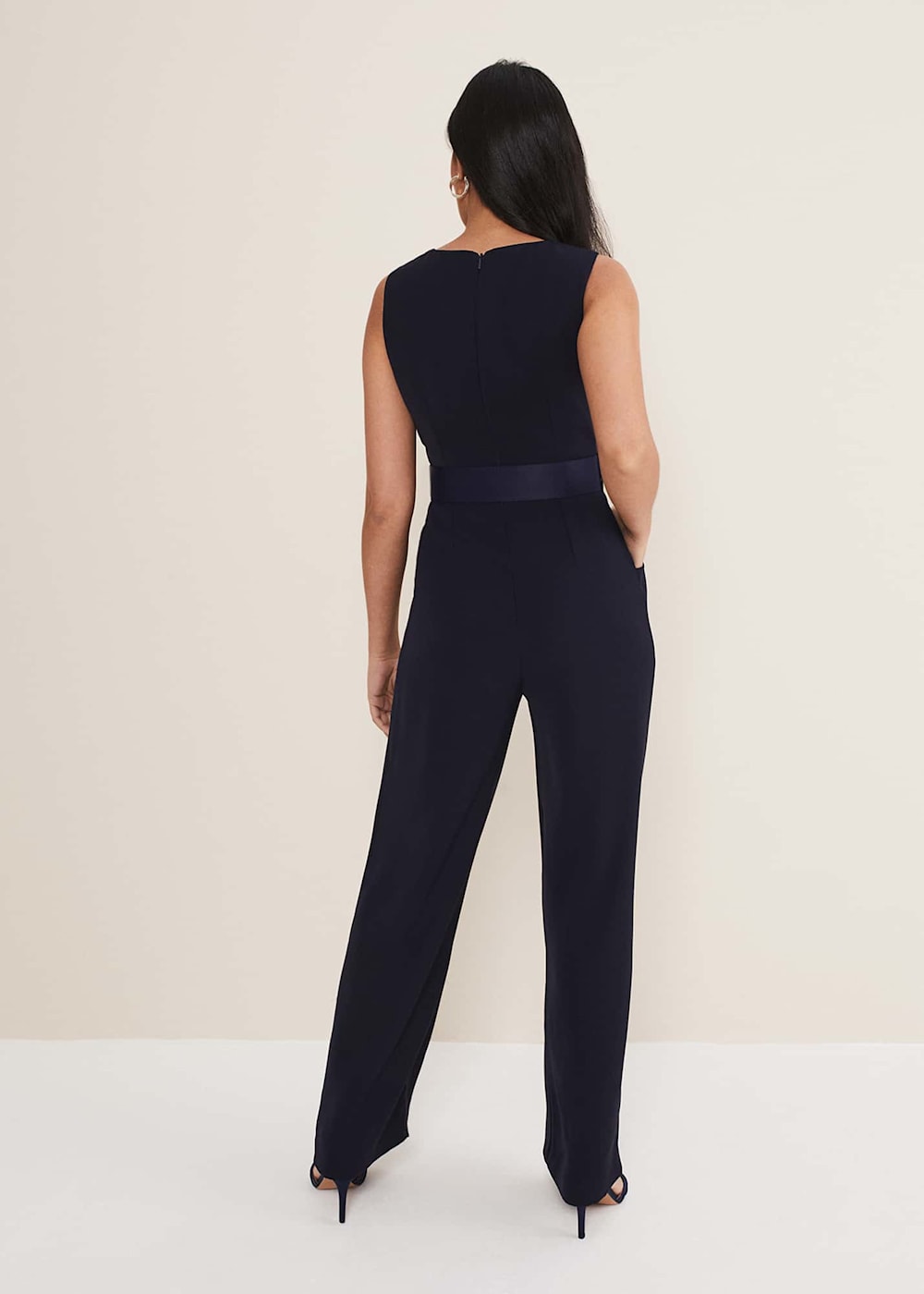 Petite jumpsuit navy online