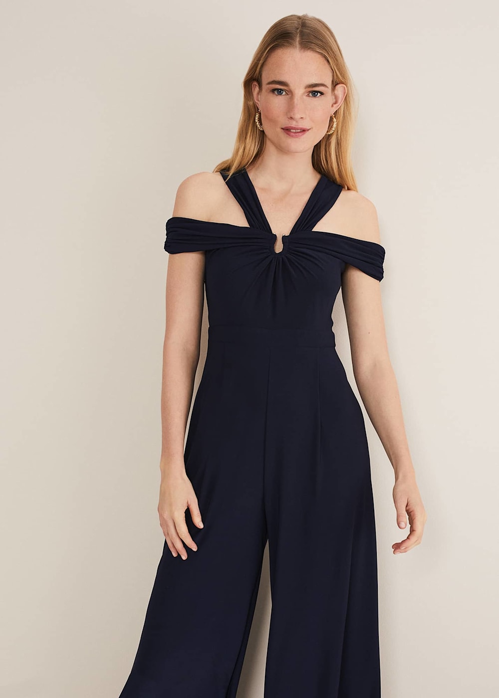 Dulce Off Shoulder Jumpsuit Phase Eight UK