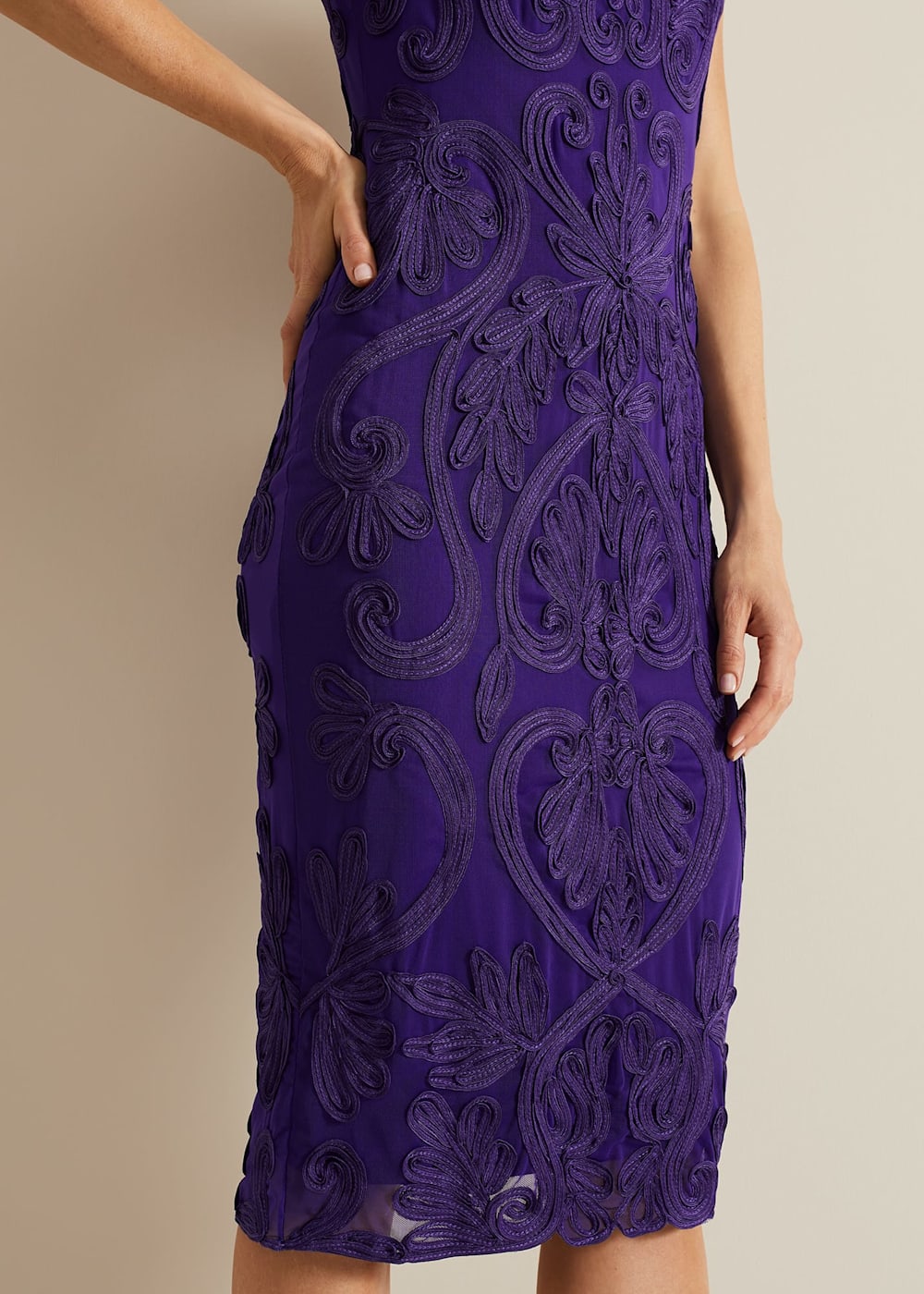 Phase eight purple lace dress new arrivals