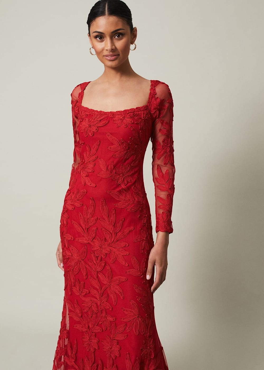 Alicia Tapework Maxi Dress Phase Eight ROW