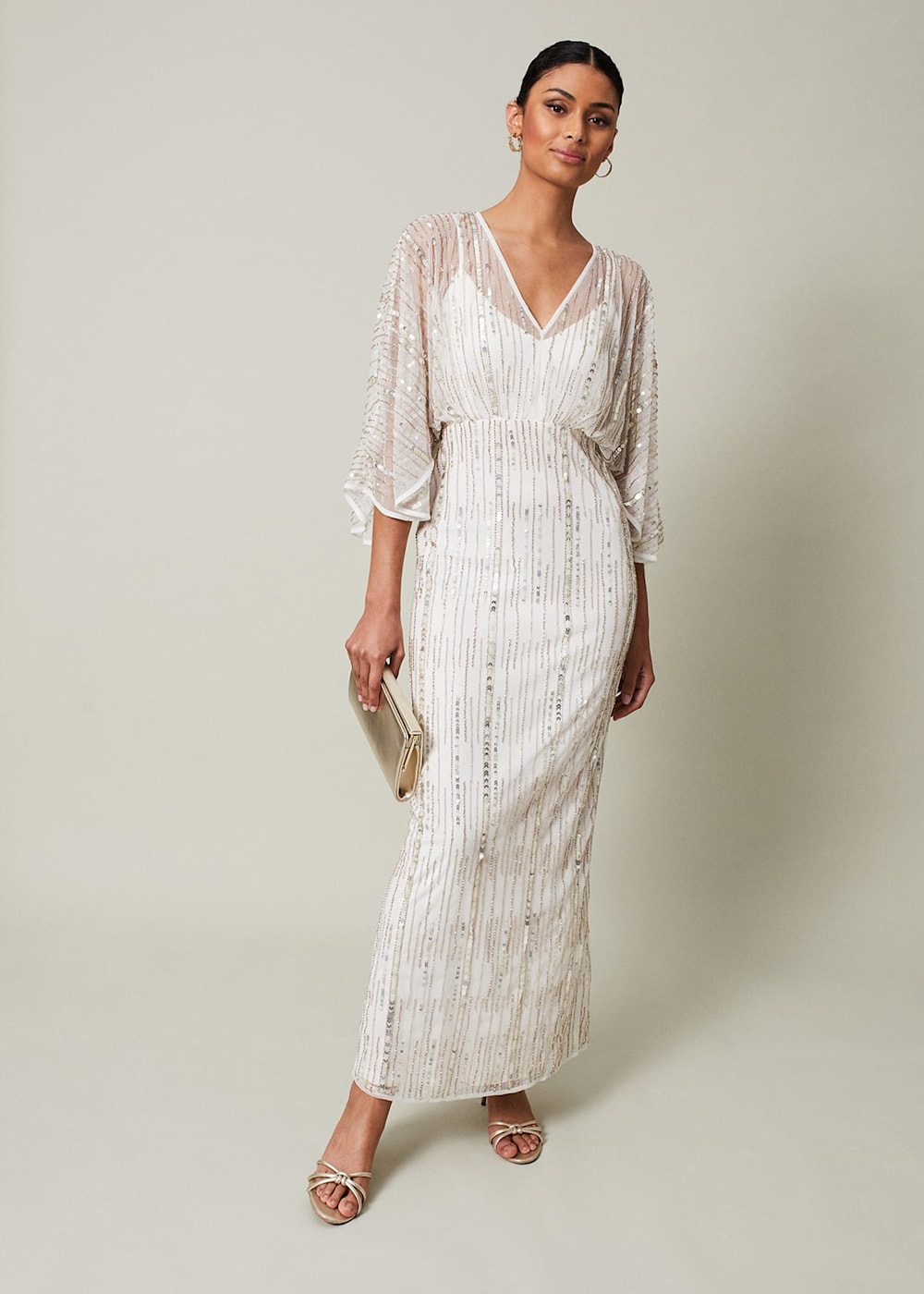 Melanie Embellished Maxi Dress Phase Eight UK