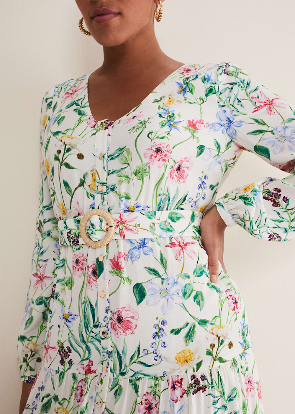 Maya Floral Midaxi Dress Phase Eight UK