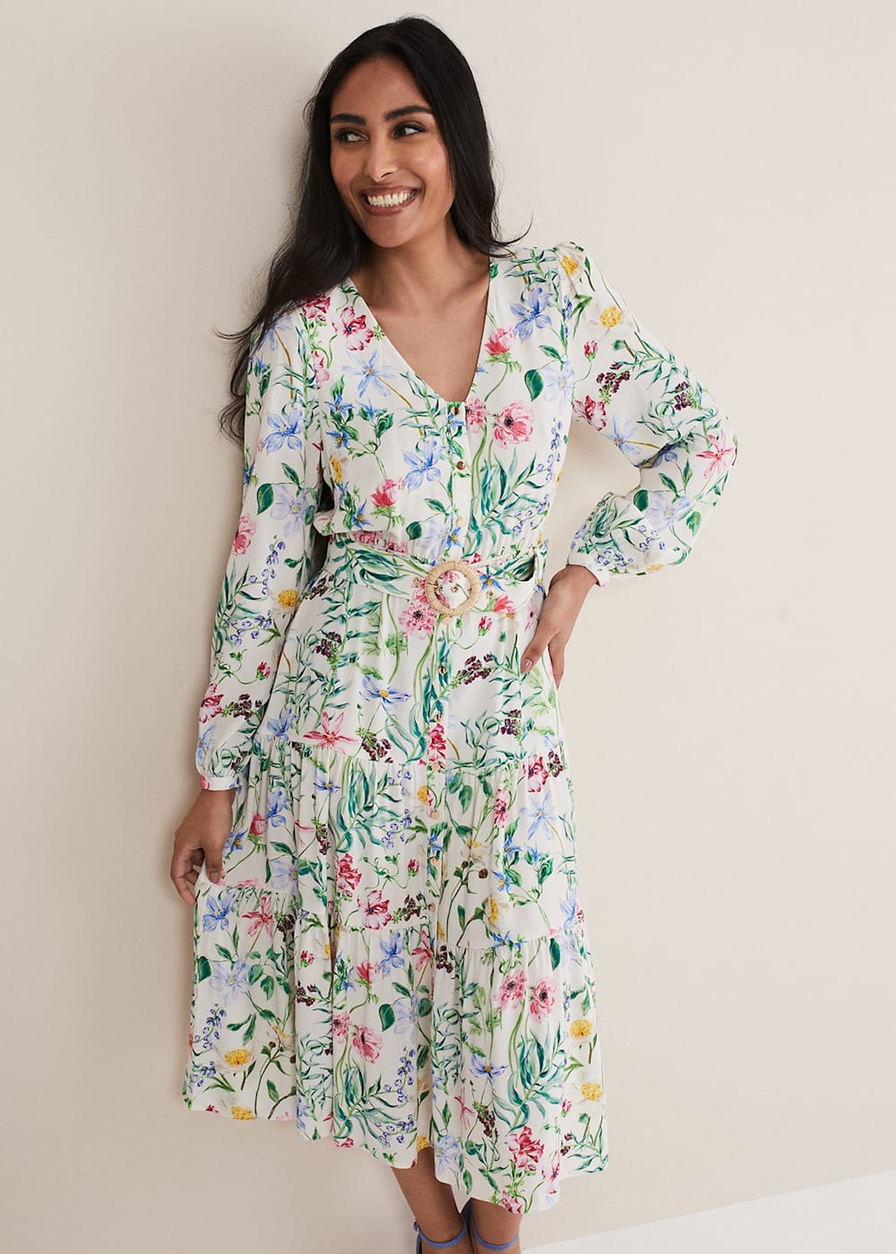 Petite Maya Floral Midaxi Dress Phase Eight UK