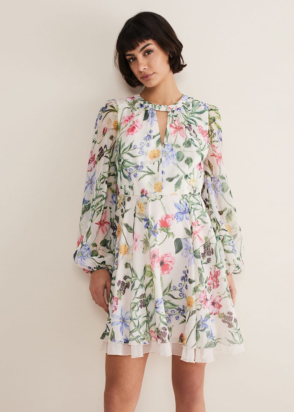 Phase eight chiffon dress top