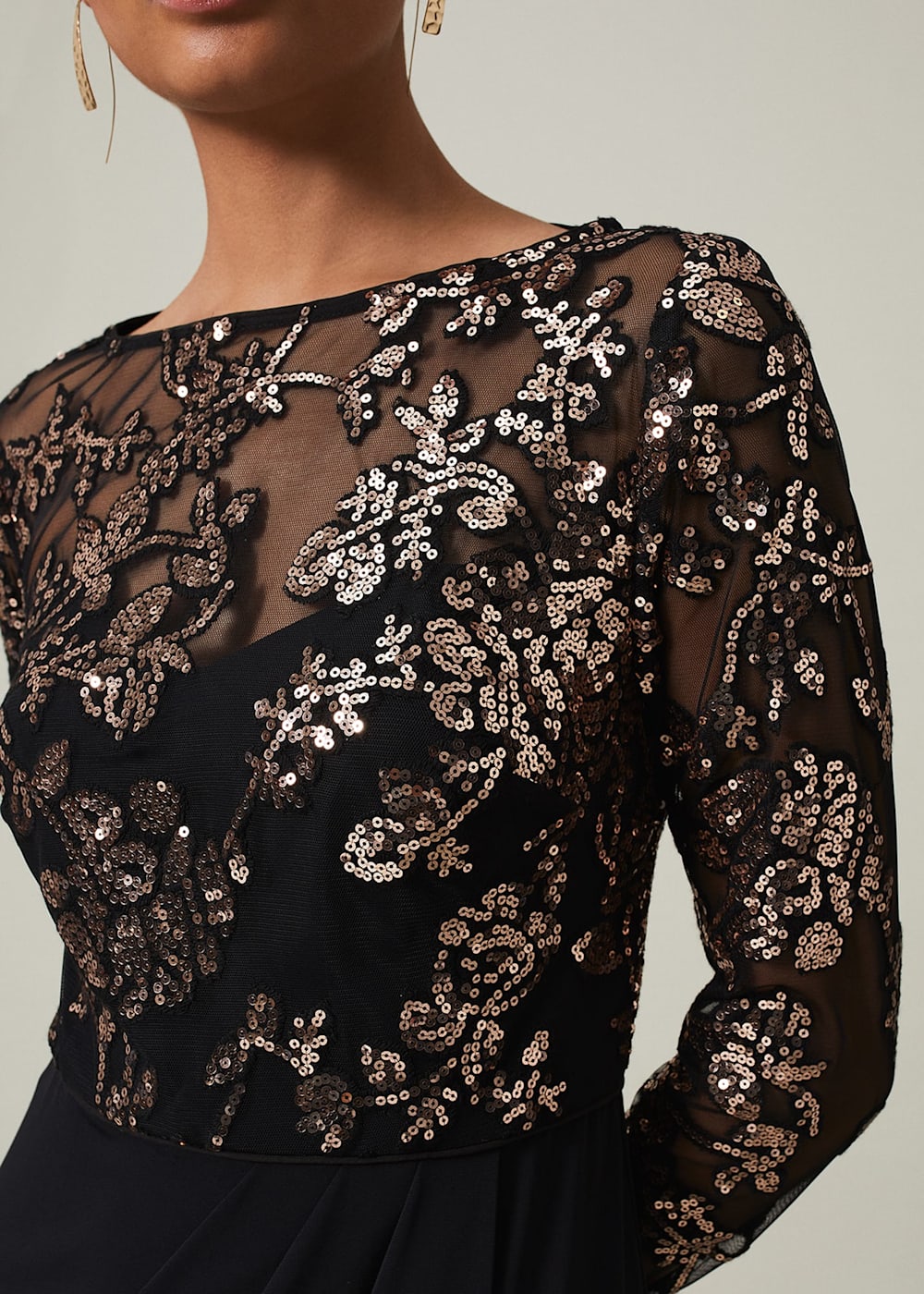 08 sequin jersey dress shop