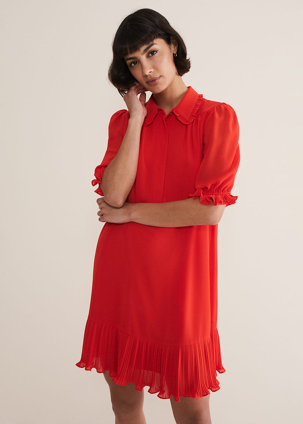 Phase eight remee chiffon dress navy new arrivals