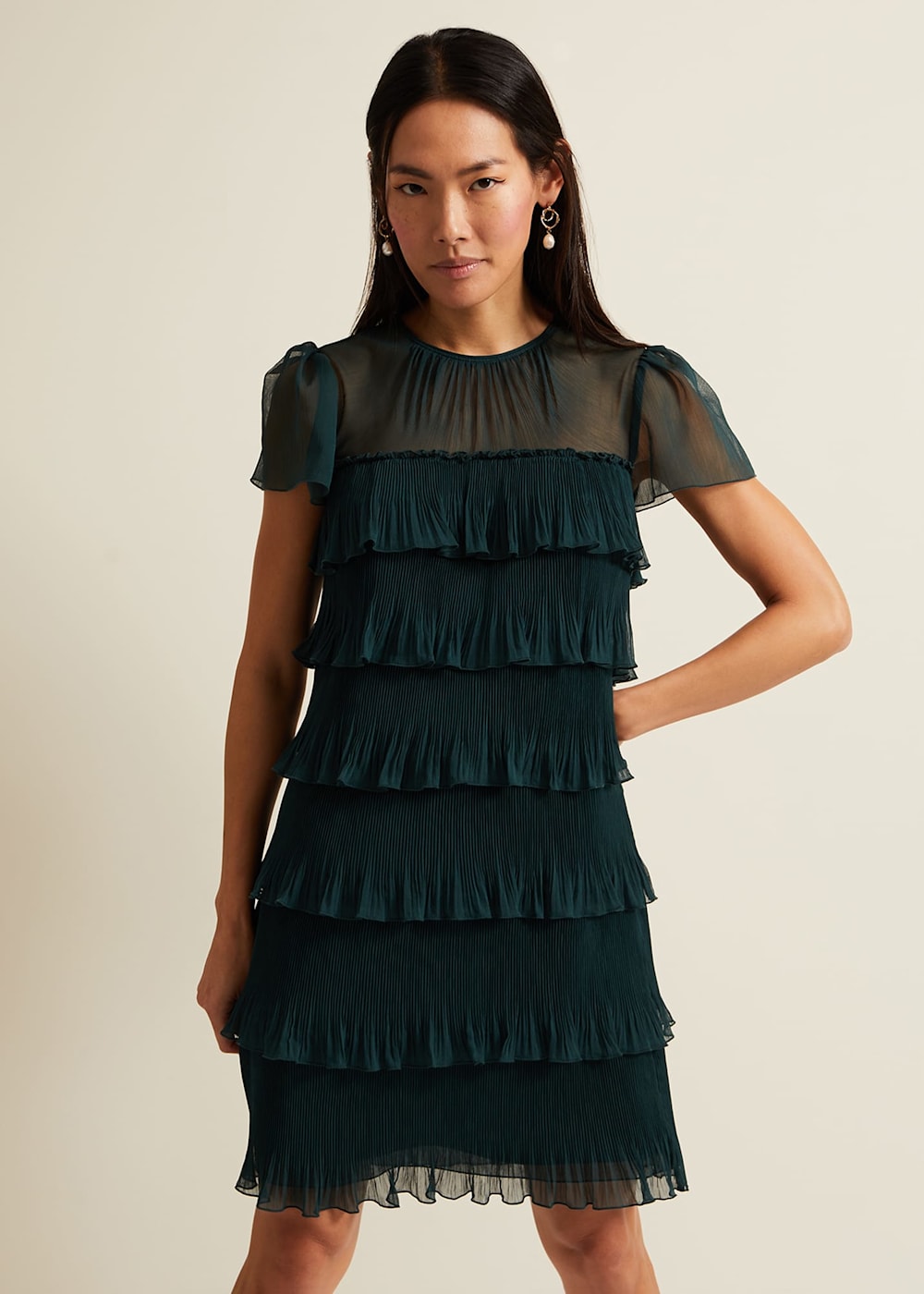 Phase eight dark green dress online