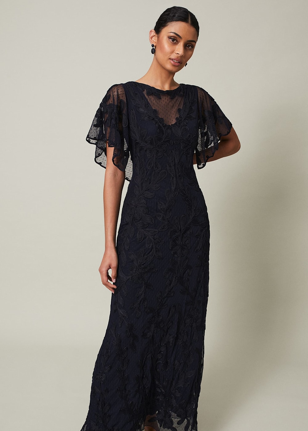 Phase eight navy maxi dress sale