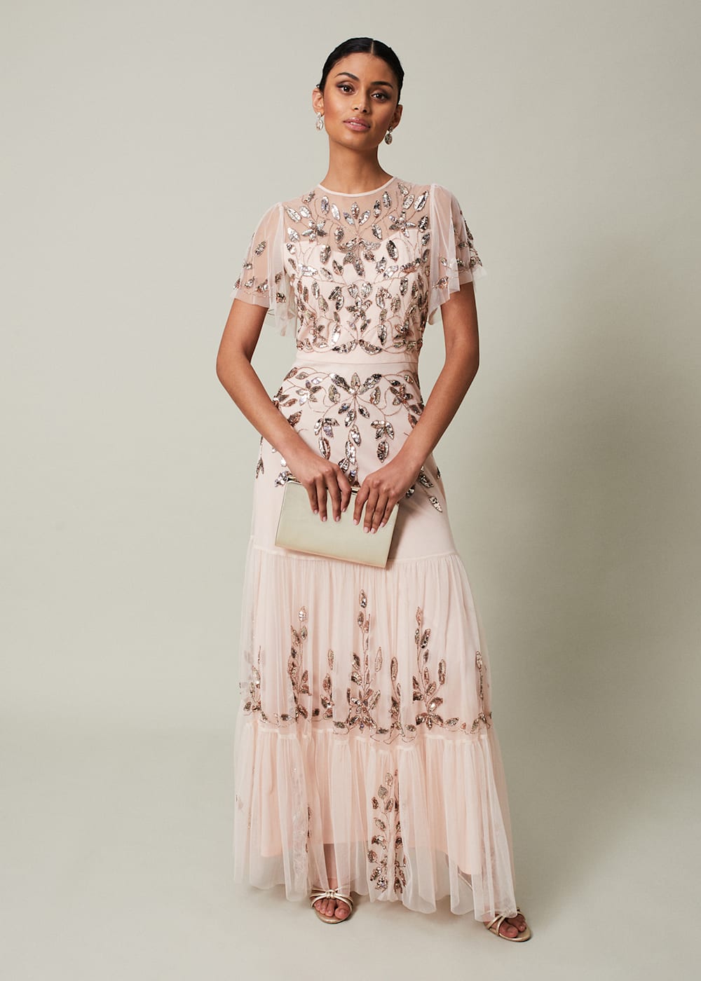 Hilary Embellished Maxi Dress Phase Eight UK