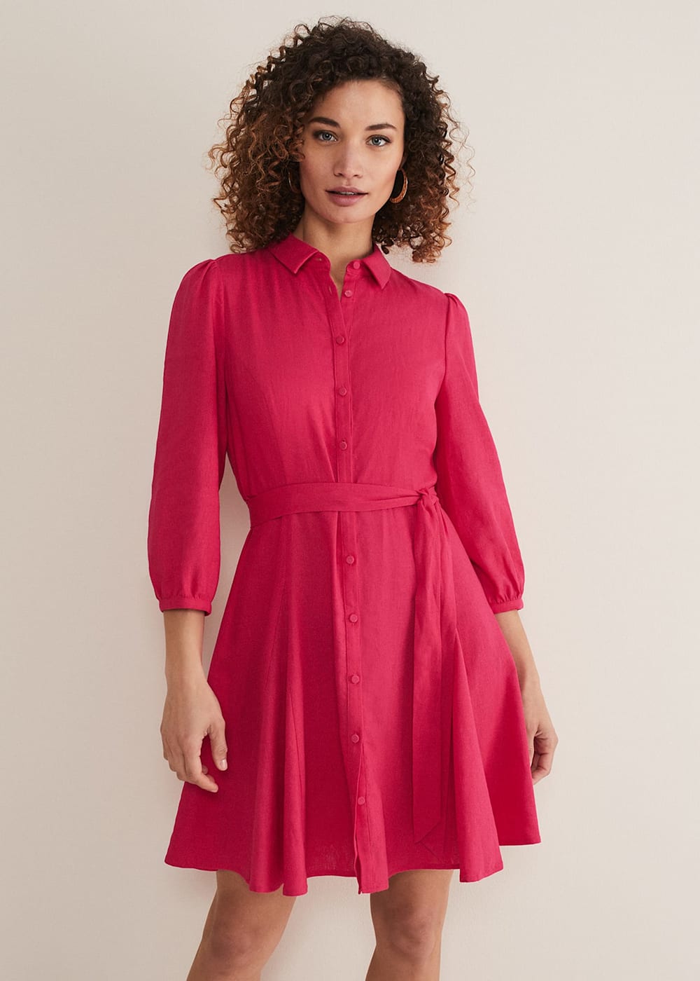 Lucie Linen Shirt Dress | Phase Eight UK |