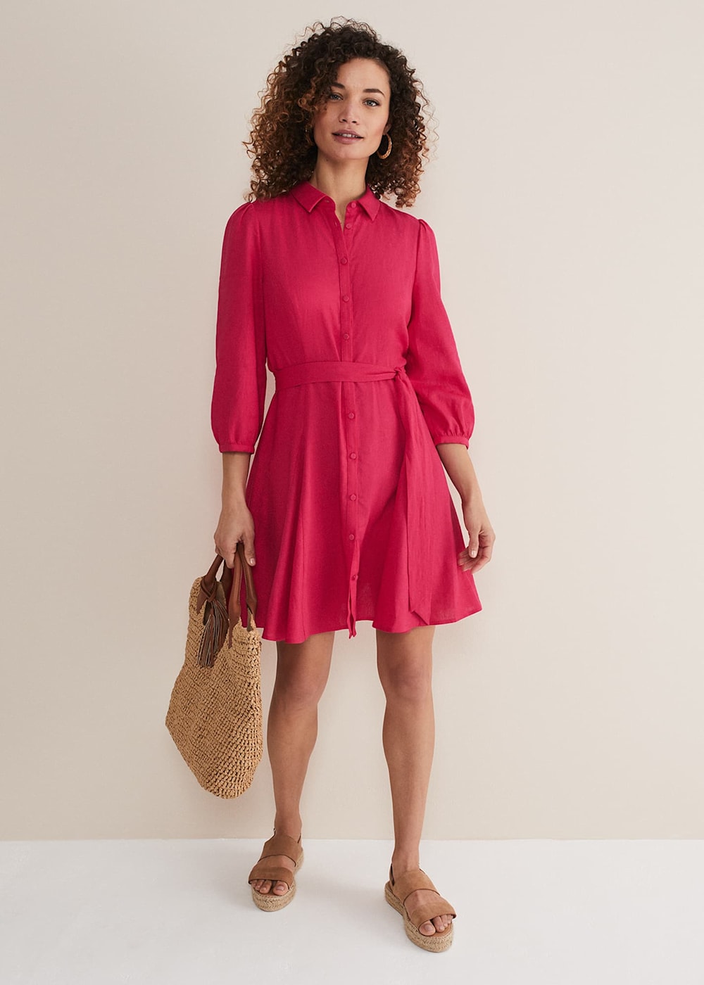 Linen shirt dress uk shop