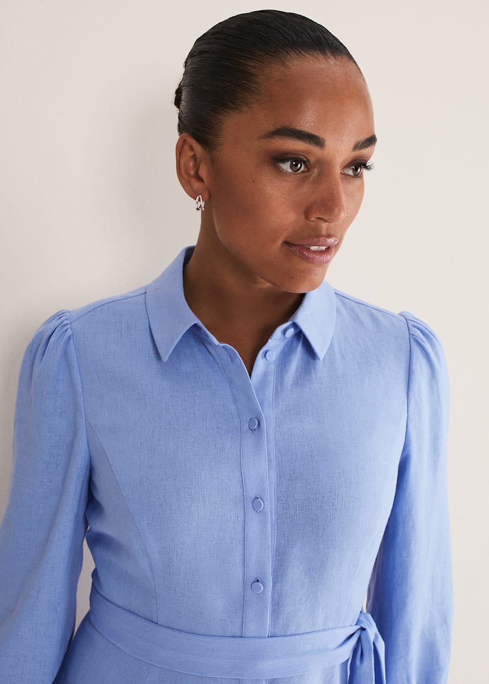 Lucie Linen Shirt Dress Phase Eight UK