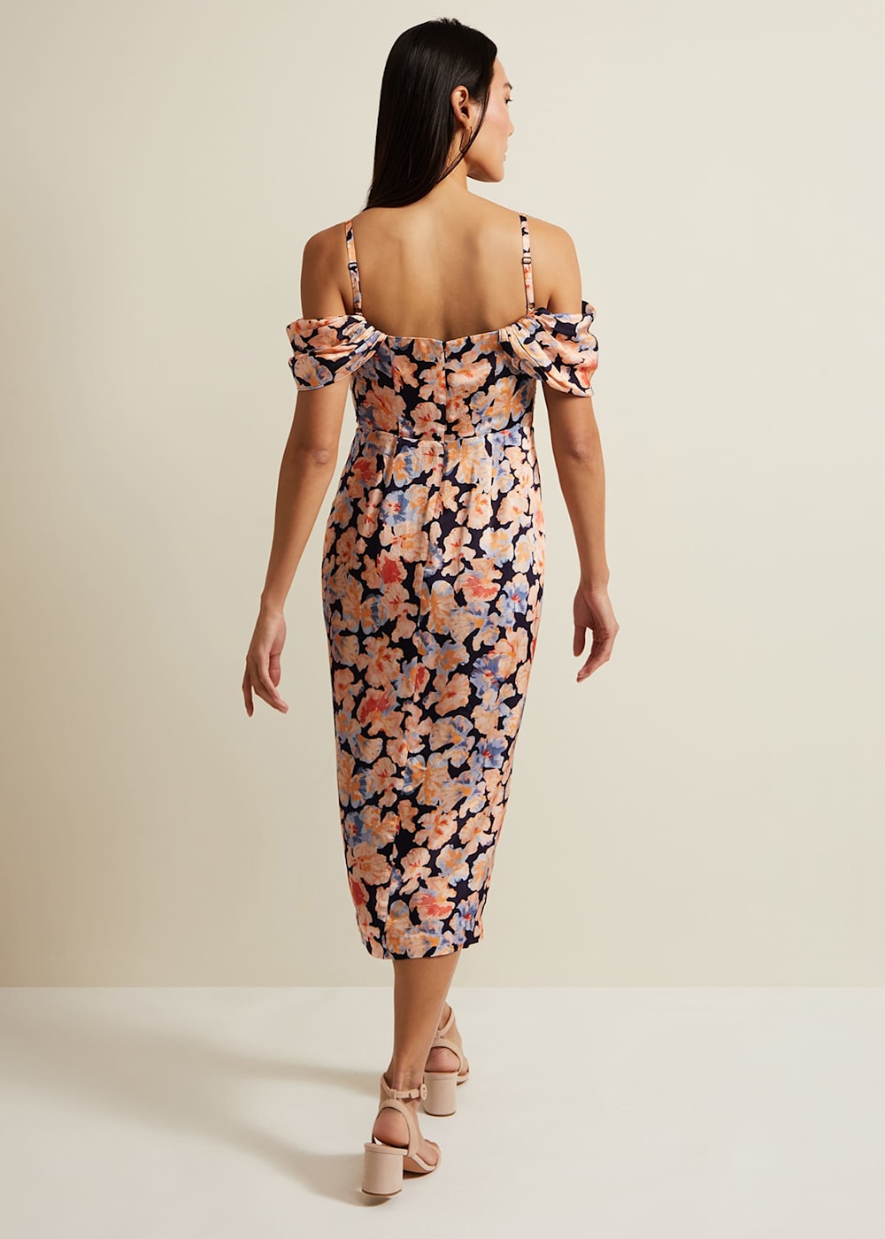 Cold shoulder sheath dress 2025