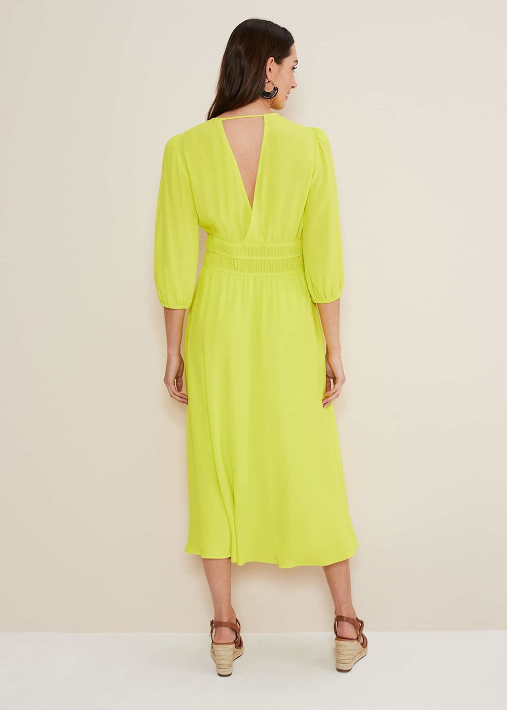 Phase eight lime green dress top