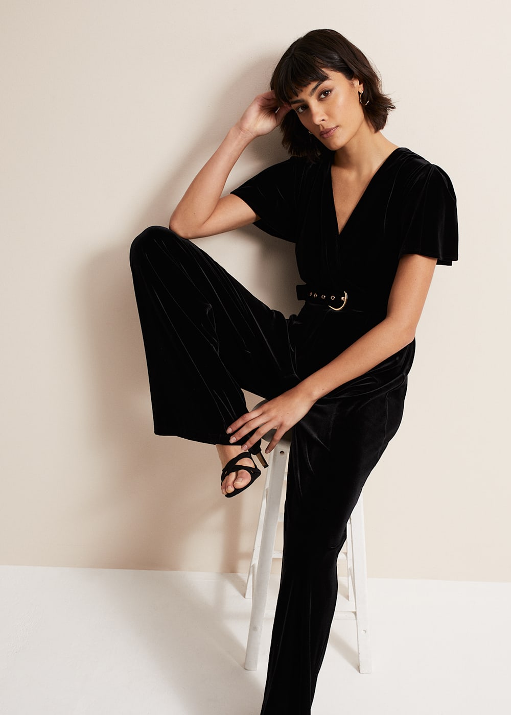 Phase eight lacy velvet jumpsuit new arrivals