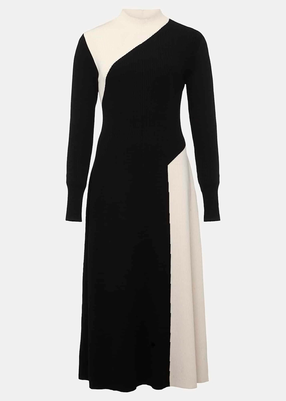 Black White Monochrome Knitted Midaxi Dress Phase Eight Phase Eight UK