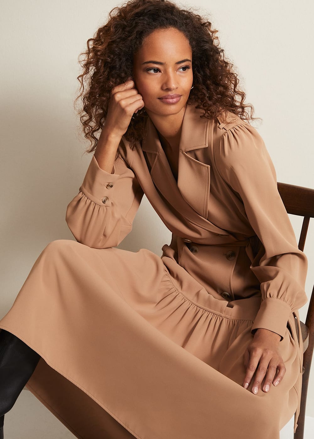 Morgan Trench Midi Dress Phase Eight UK