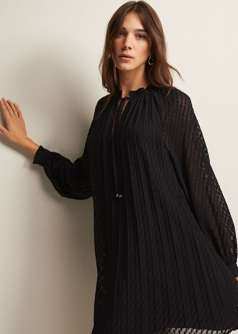 Nikkita Pleated Swing Mini Dress Phase Eight UK