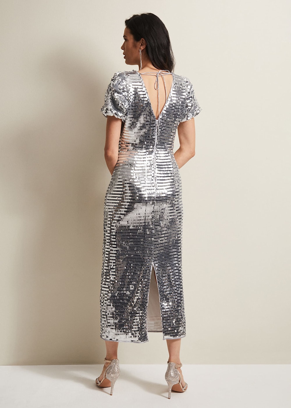 Phase eight silver dress best sale