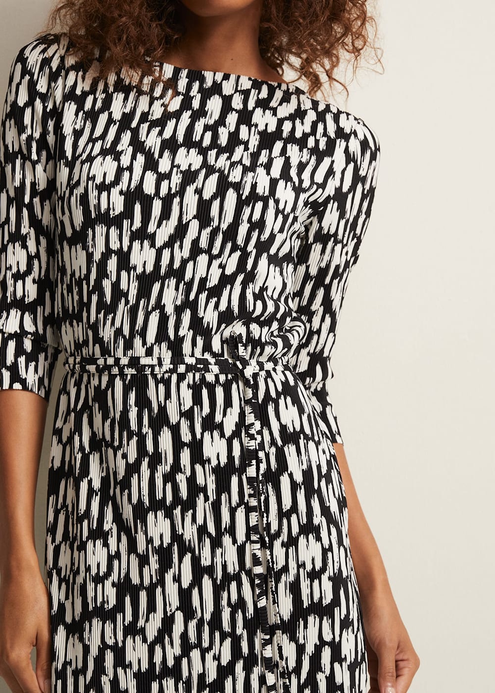 Jane tie waist midi dress store