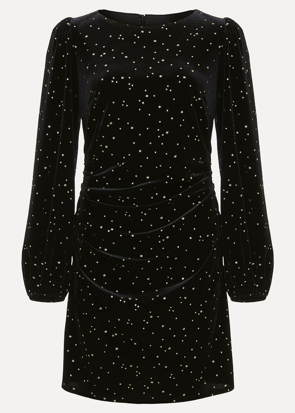 Warehouse velvet star dress on sale
