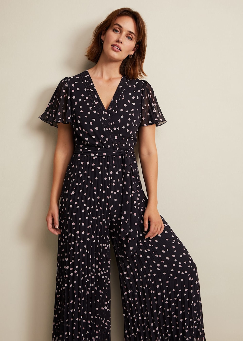 Phase eight dotty jumpsuit on sale