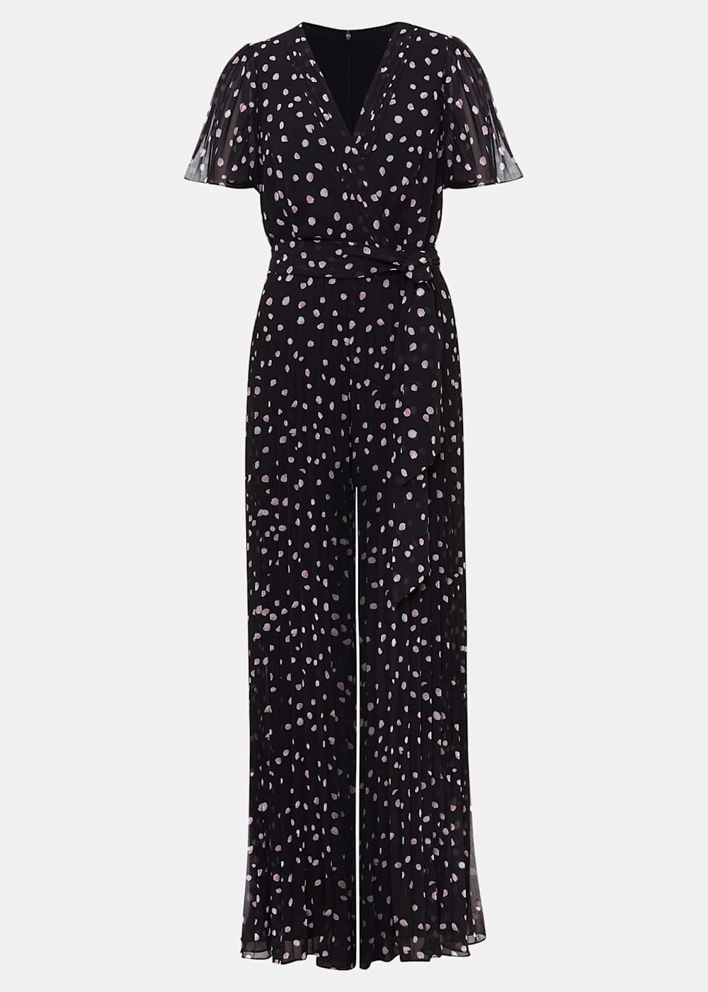 Alexandra Spot Pleat Jumpsuit Phase Eight UK
