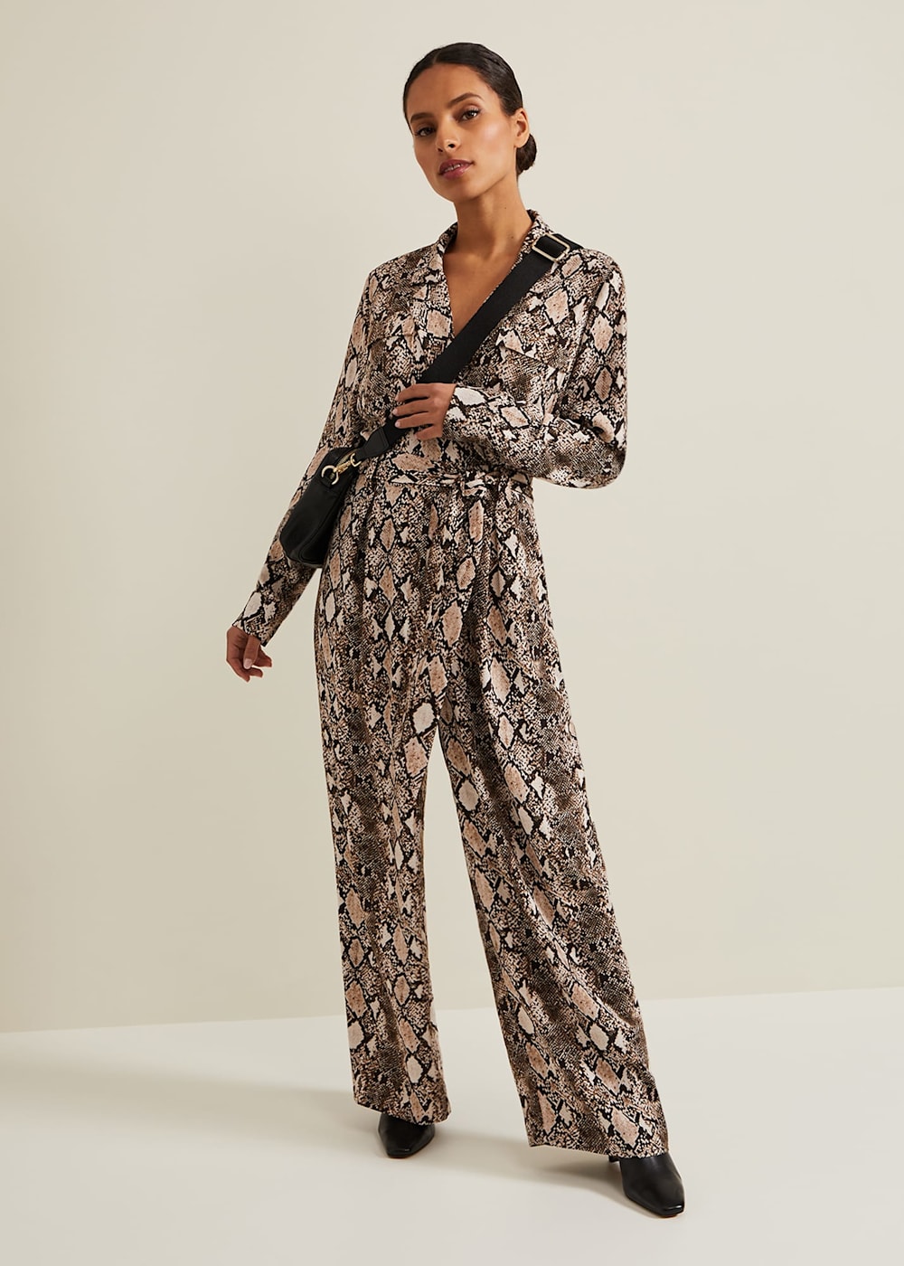 Snake pattern jumpsuit hot sale