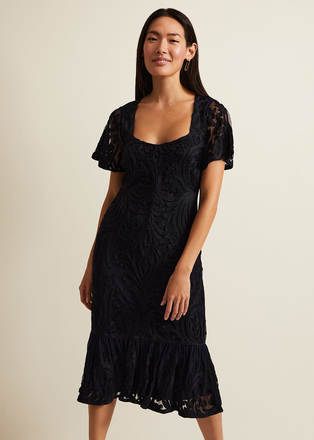 Matilda Tapework Midi Dress Phase Eight UK
