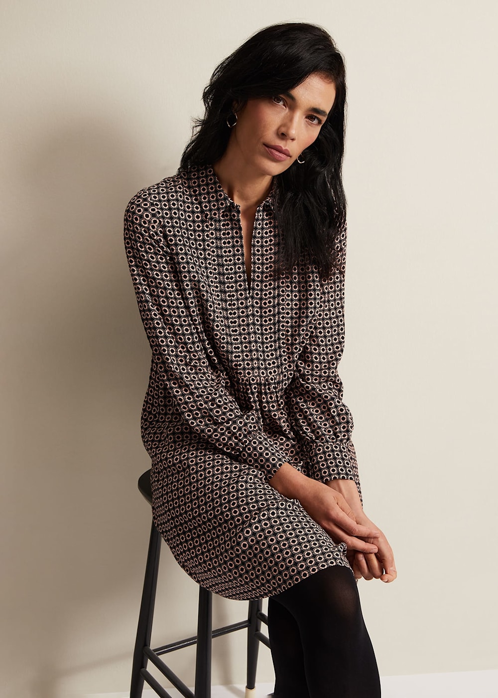 Fran Geo Swing Dress Phase Eight UK