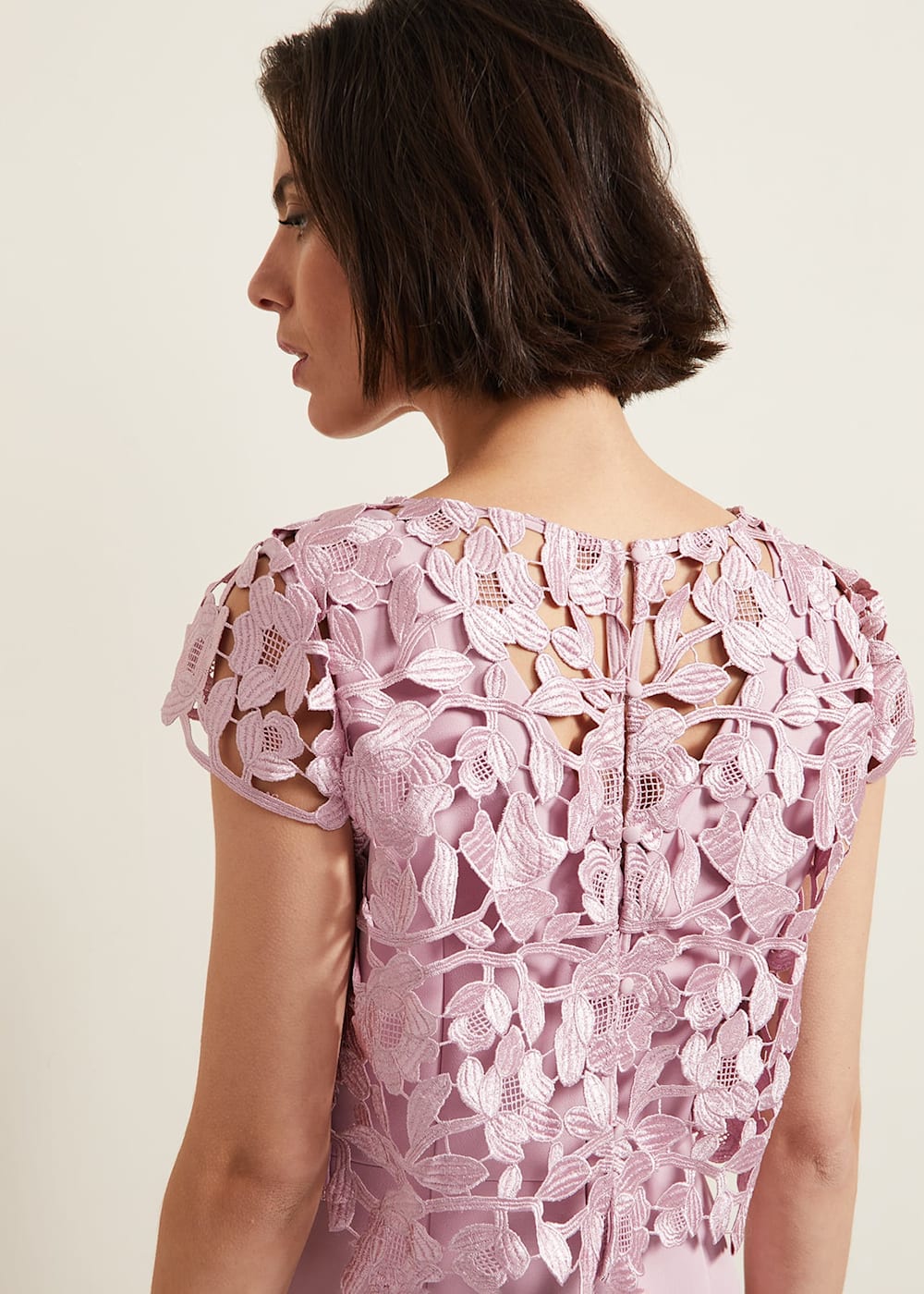 Phase eight pink lace dress top