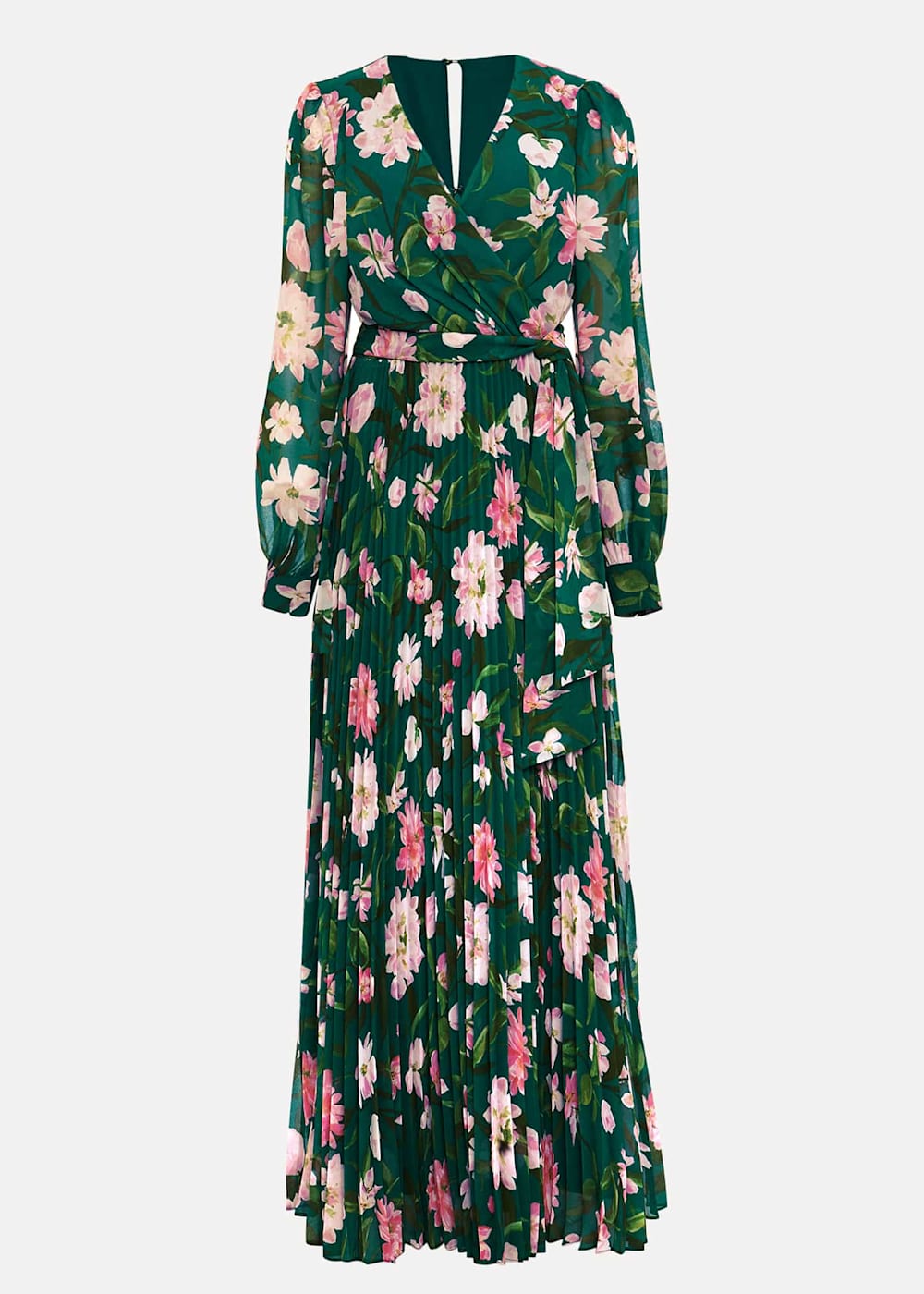 Rosa Floral Pleat Maxi Dress | Phase Eight ROW |