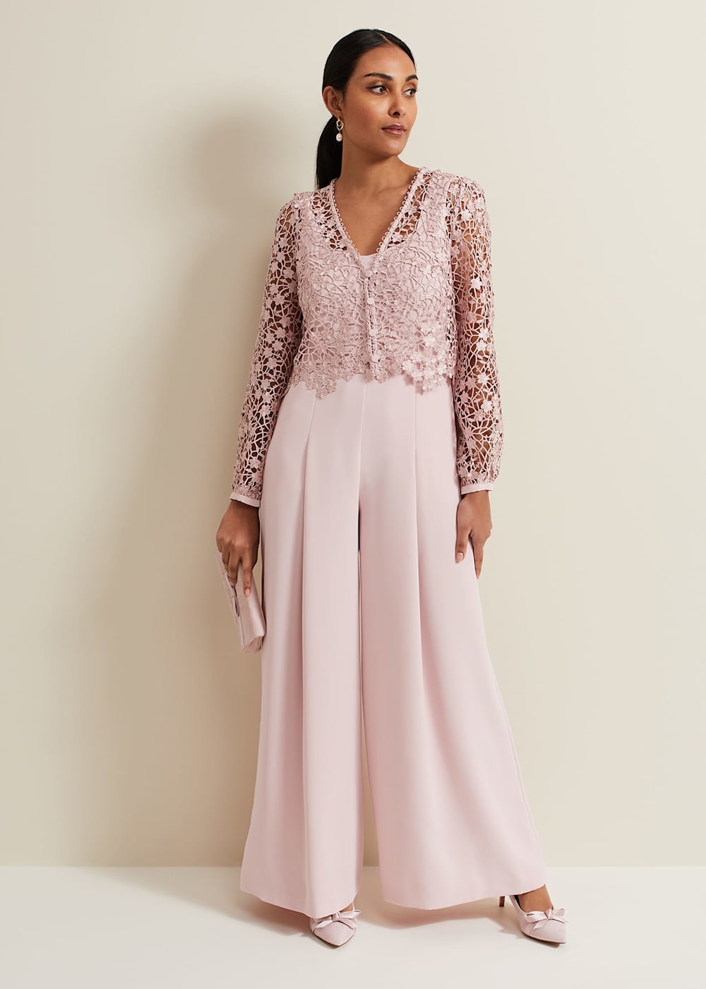 Lace petite jumpsuit 2025
