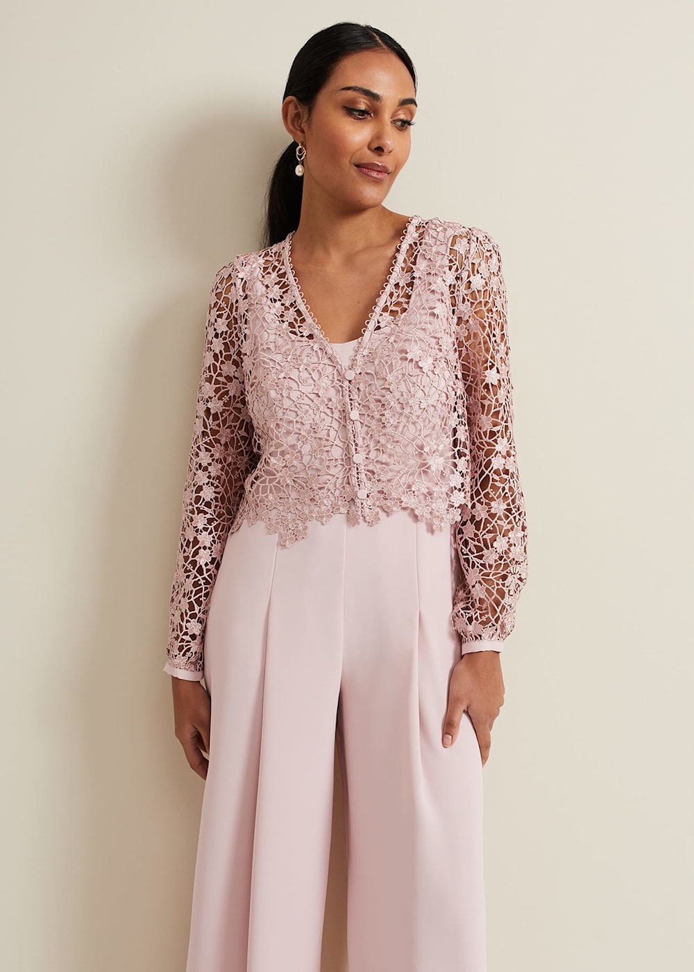 Petite pink jumpsuit shop