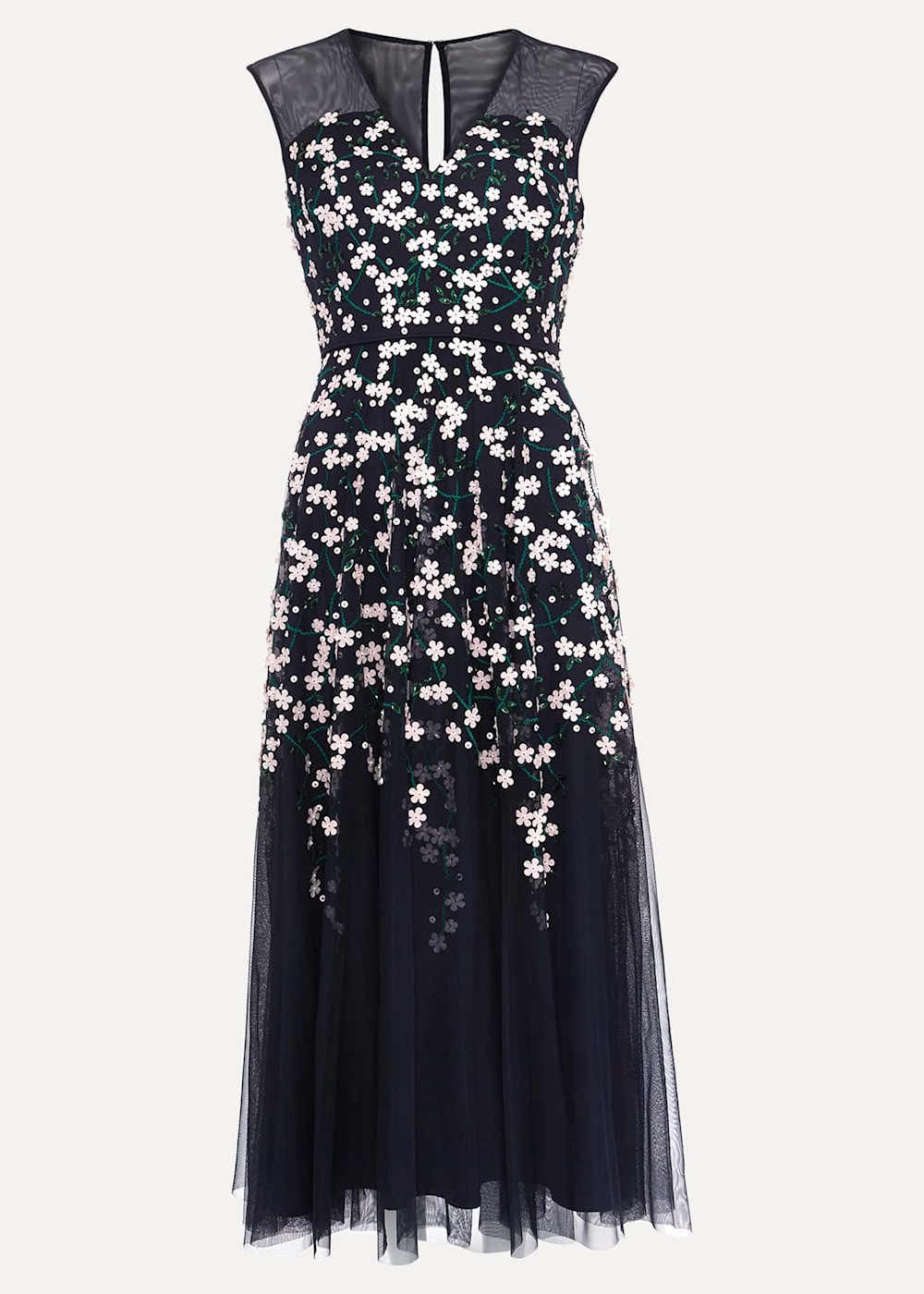 Beaded midi dress hot sale