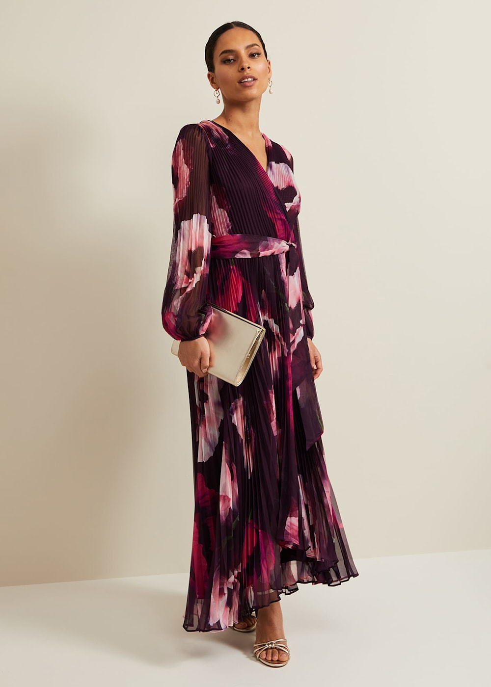 Petite Isadora Rose Printed Maxi Dress Phase Eight ROW