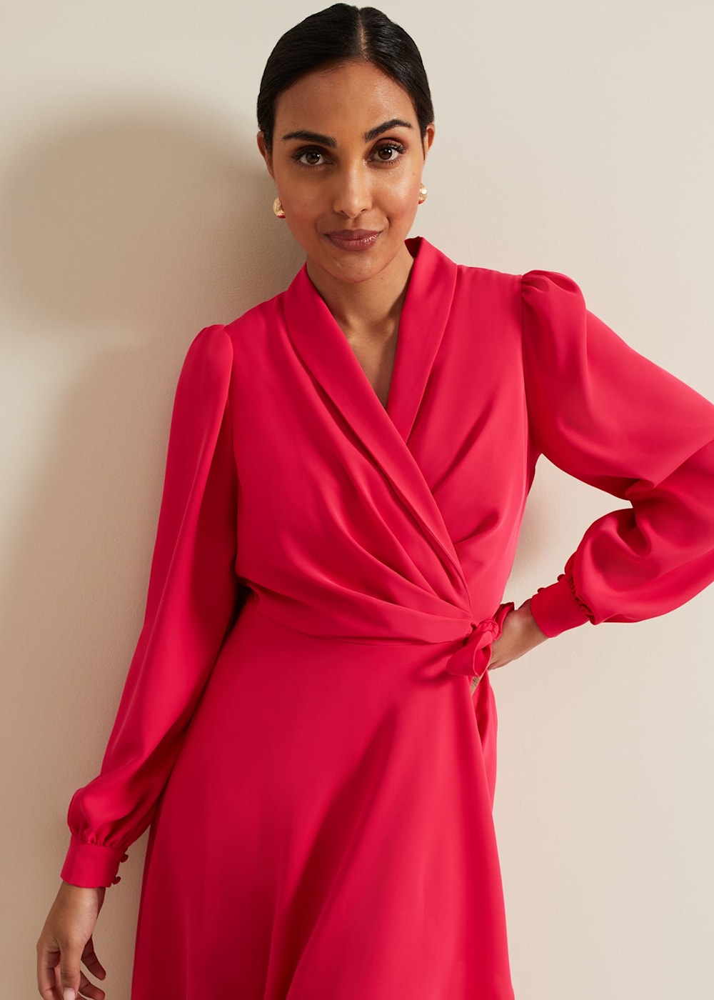 Petite Philippa Wrap Dress Phase Eight UK