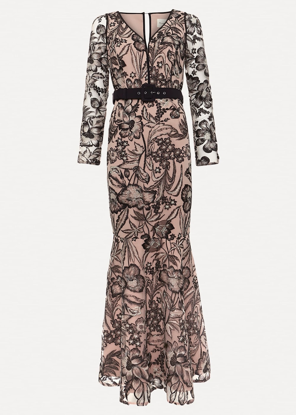 Phase Eight Nola V Neck Embroidered Maxi Phase Eight Nola V Neck Embroidered Maxi