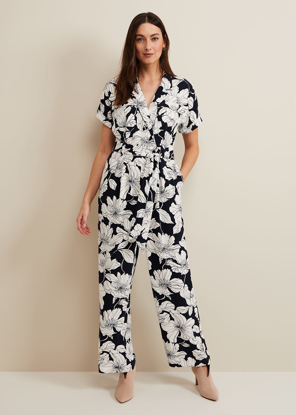 Constance Floral Jumpsuit Phase Eight ROW