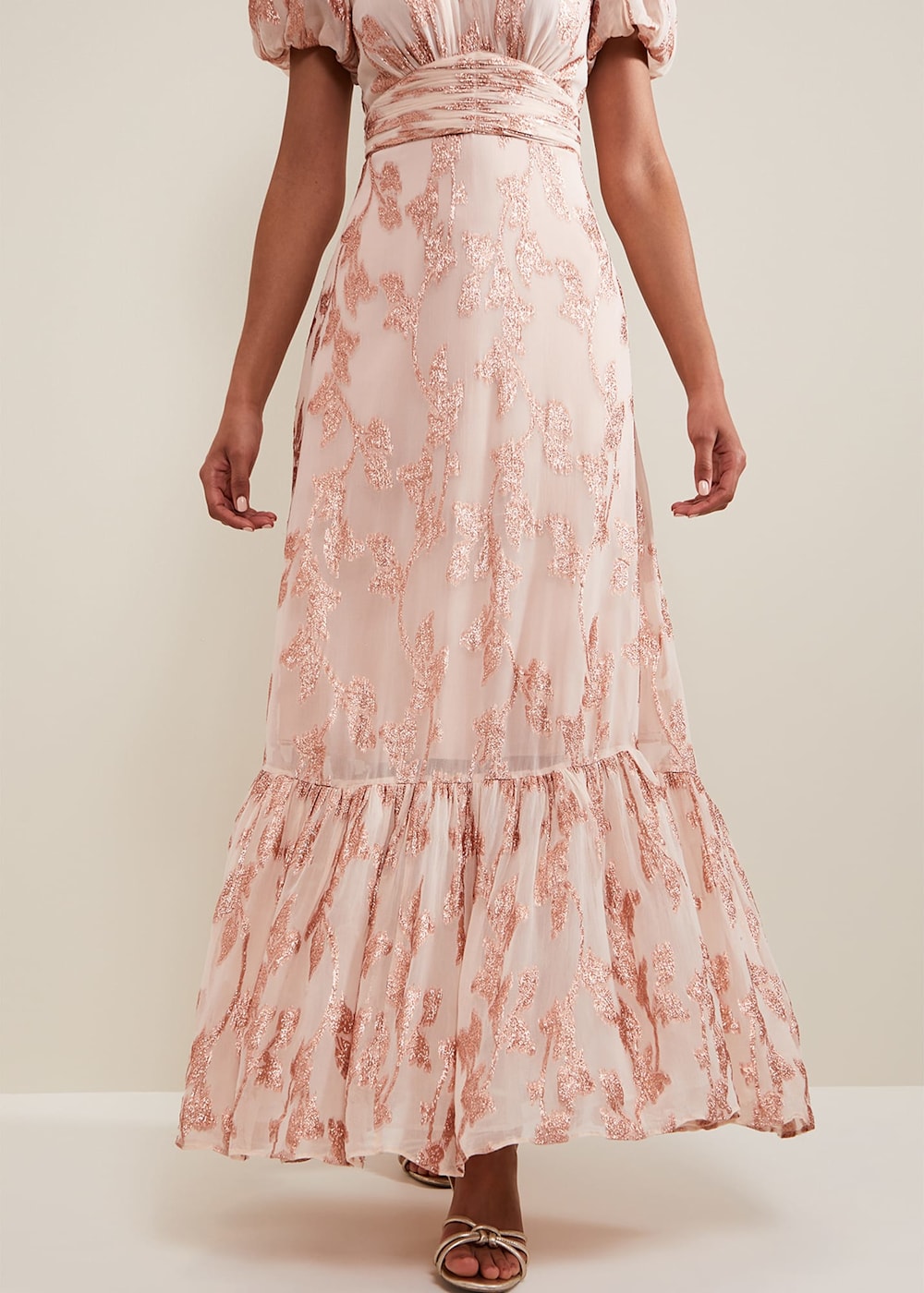 Phase Eight Genette Jacquard Maxi Dress